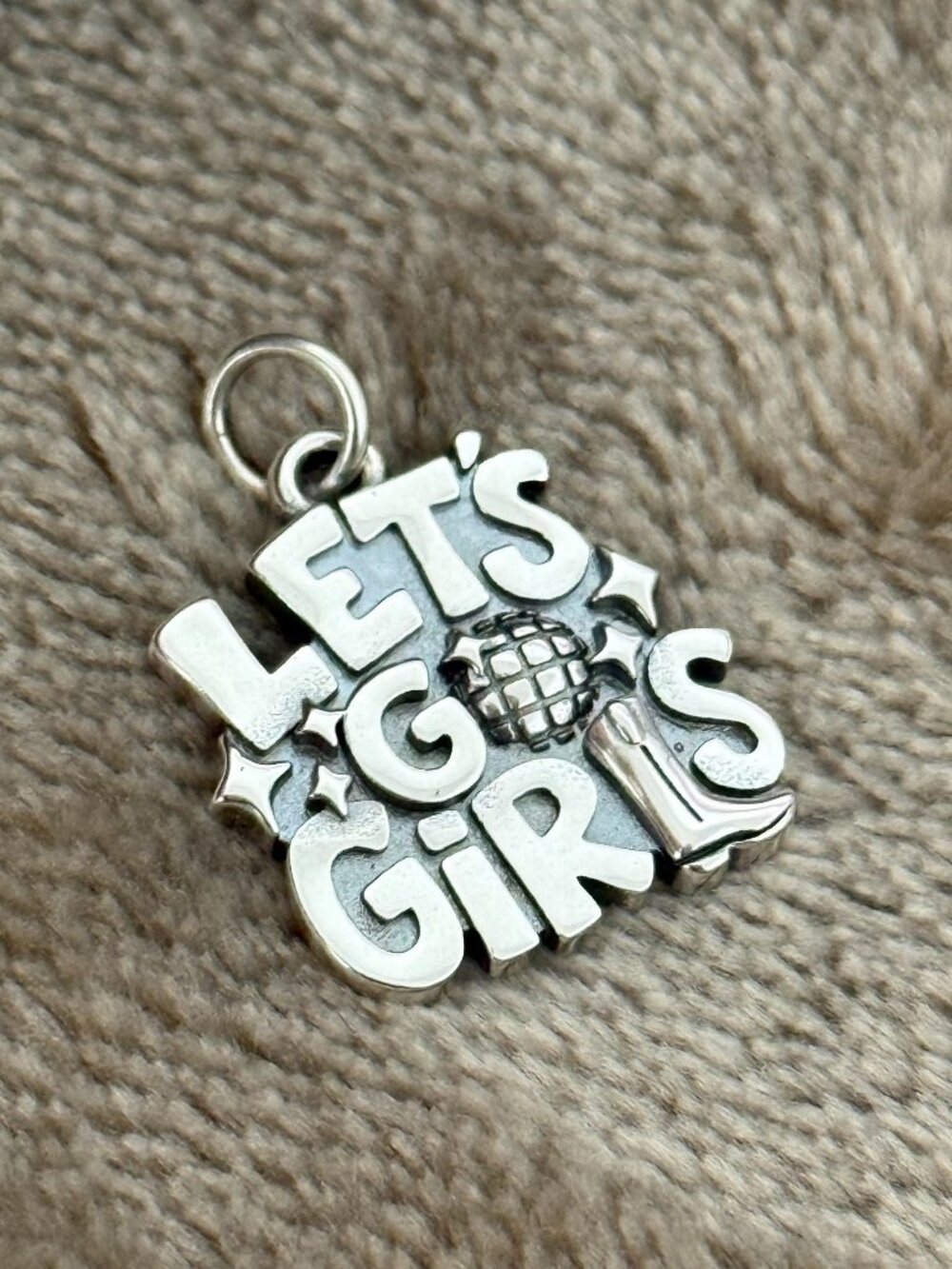 James Avery Let's Go Girls Charm Sterling Silver Charm